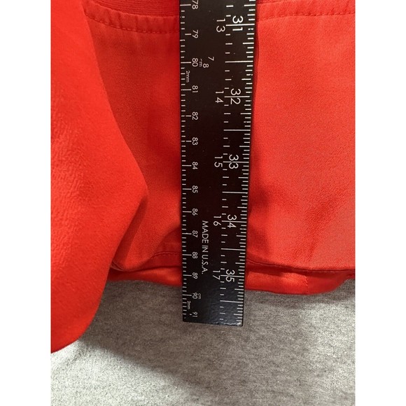 Ted Baker‎ Dress Size 3 Red Orange fit And Flare Sleeveless - Picture 9 of 10